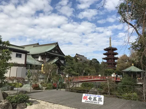 大師公園側からの境内