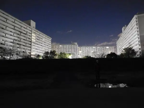 河川敷にて