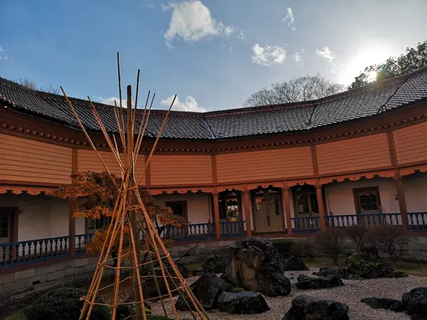 日本庭園の中庭