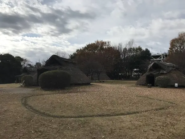 未復元の住居跡はこんな感じです。