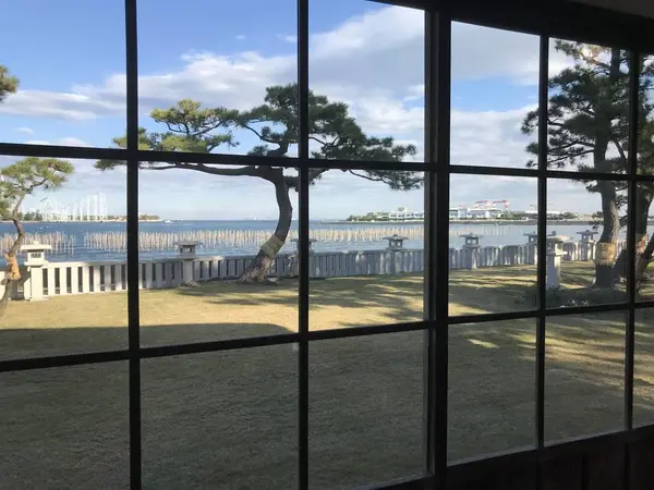 客間からの眺め