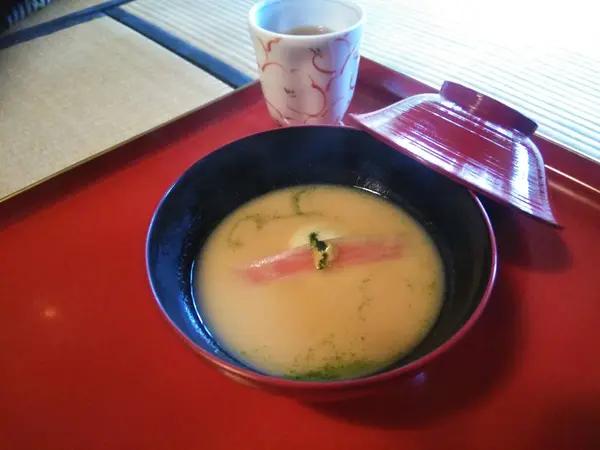 やっと実食「あん餅雑煮」