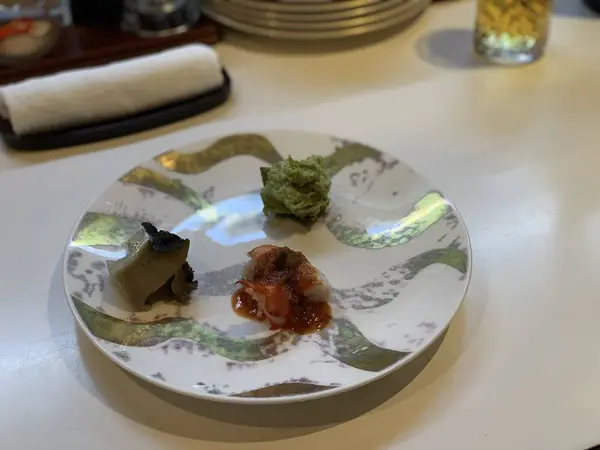 鮑、海老、アボカド
