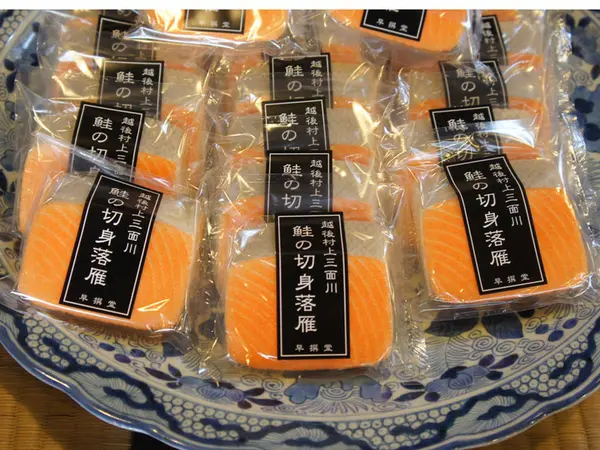 まるで鮭の切り身？