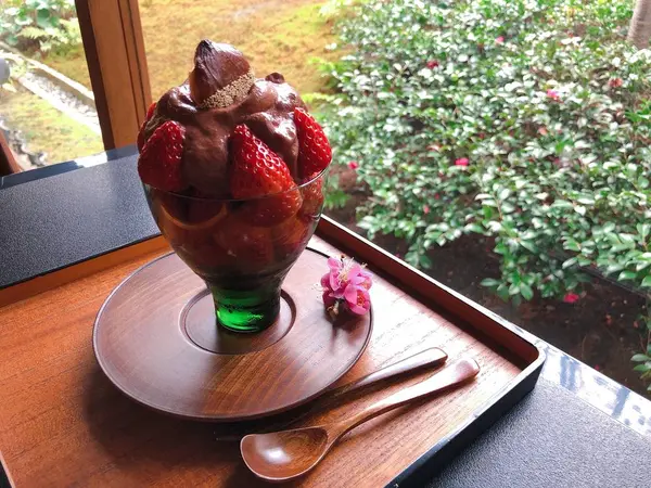 京都知新 チョコレートパフェ