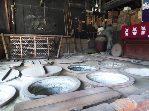 紺屋さんらしき道具が…