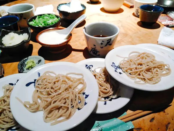 特徴的な出石そば