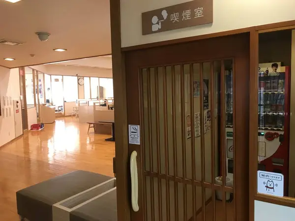 喫煙所もあります。