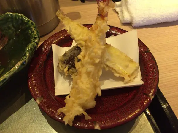 お刺身→天ぷらに