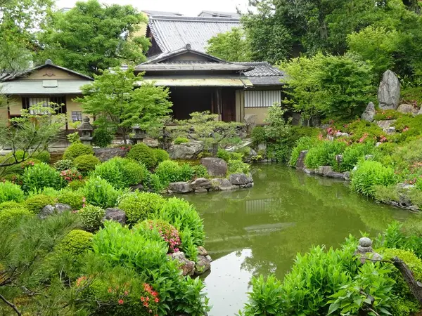 お茶室が眺められます