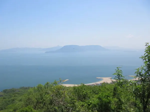 瀬戸内海を一望