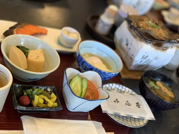 朝食のホウバミソが絶品