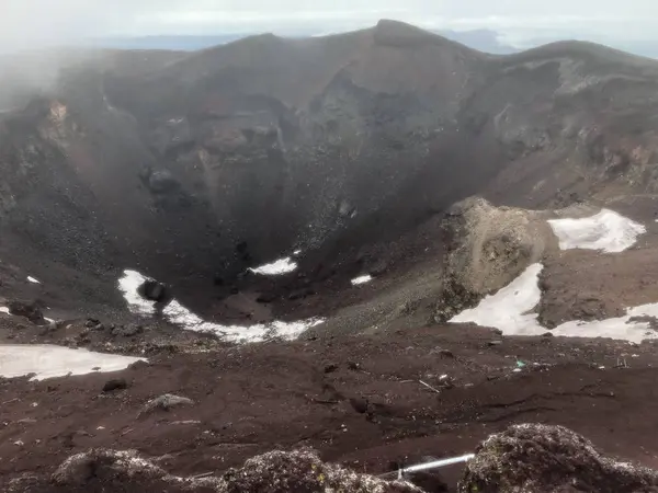 富士山頂 火口
