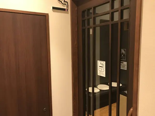 喫煙室、勿論あります。
