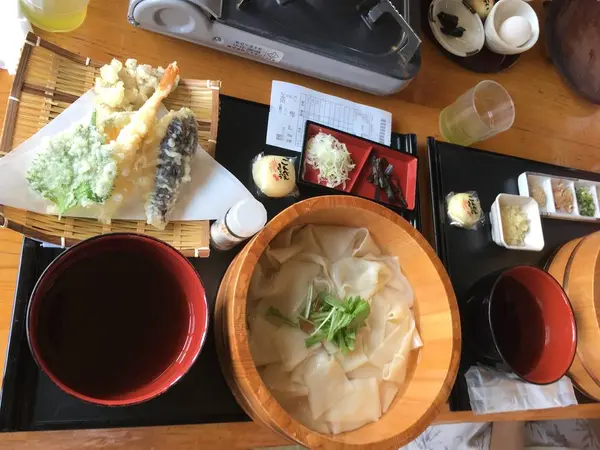 奥利根天狗ひもかわ 天付きひもかわ