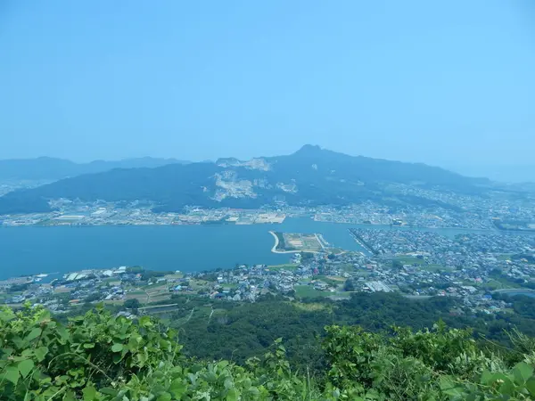 談古嶺（だんこれい）展望台から見る五剣山