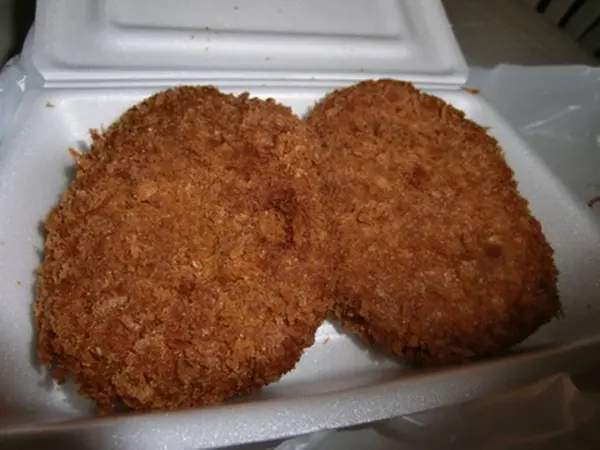 コロッケをお土産に