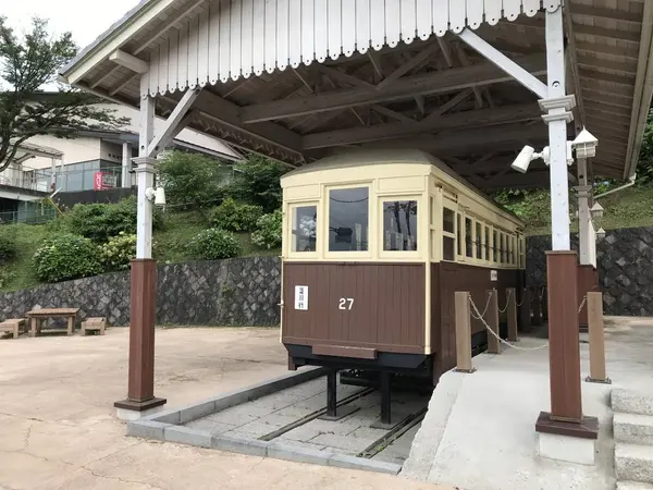 帰り際に見つけた電車の模型
