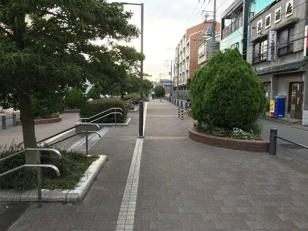 変化に富んだ歩道