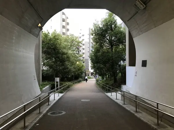 トンネル抜けました。