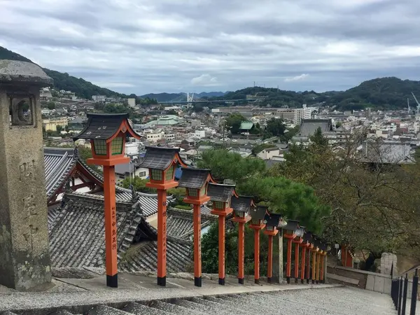 参道の階段
