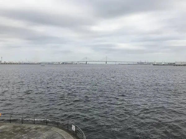 ベイブリッジを眺める。