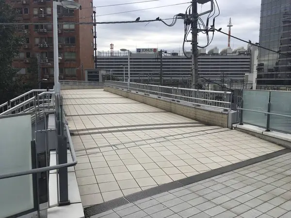 歩道橋を渡れば
