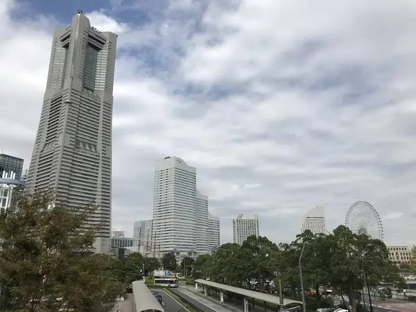 駅前ペデデッキからの景色