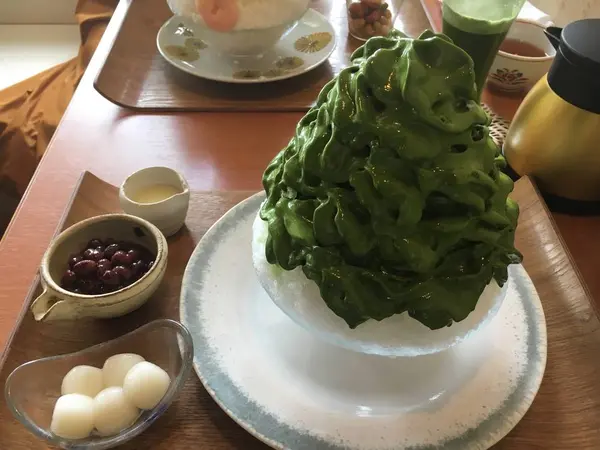 抹茶のかき氷