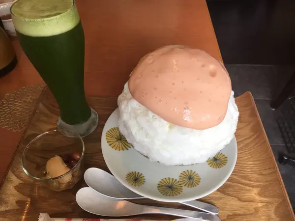 スモモかき氷
