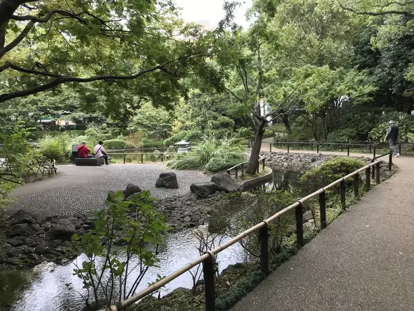 遊歩道で一周