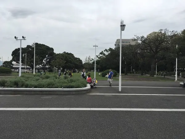 山下公園到着。