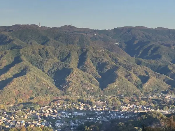 宝登山山頂付近からの眺望