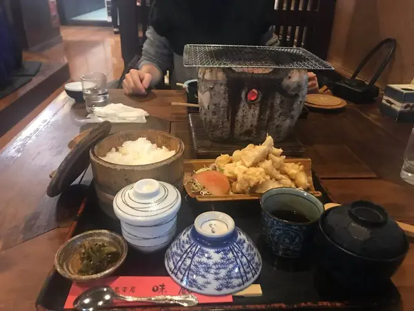 ボリューム満点とり天定食
