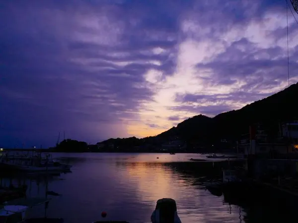 夕暮れ