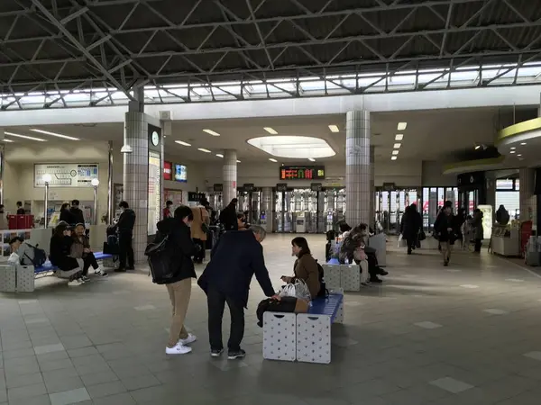 改札開始は15分前