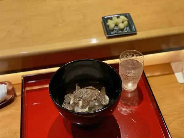 ふぐの肝とトリュフ