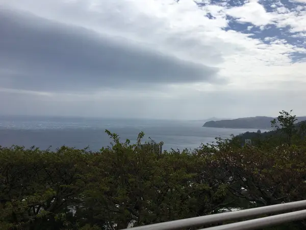 美術館から一望できる海