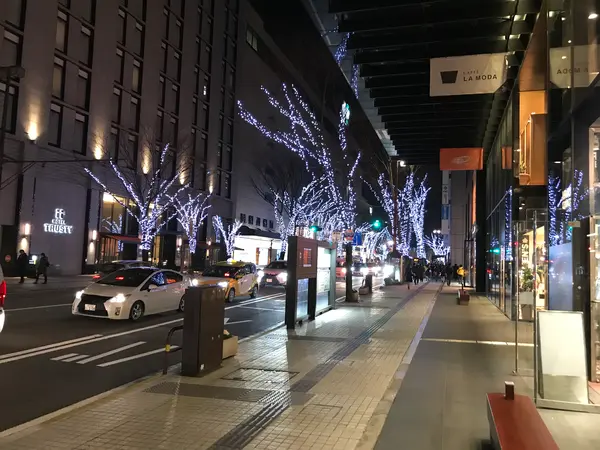 香林坊もライトアップ