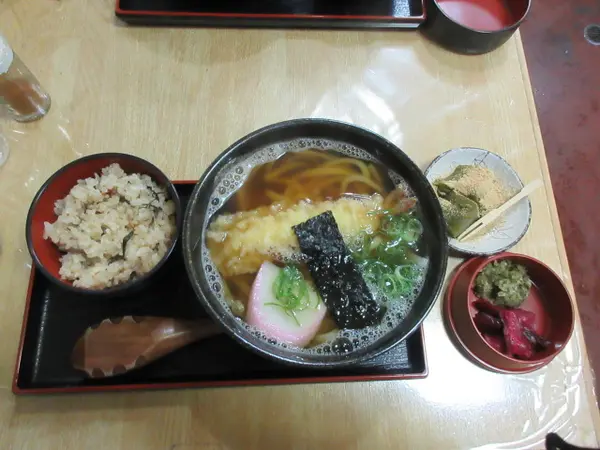 うどんとデザート