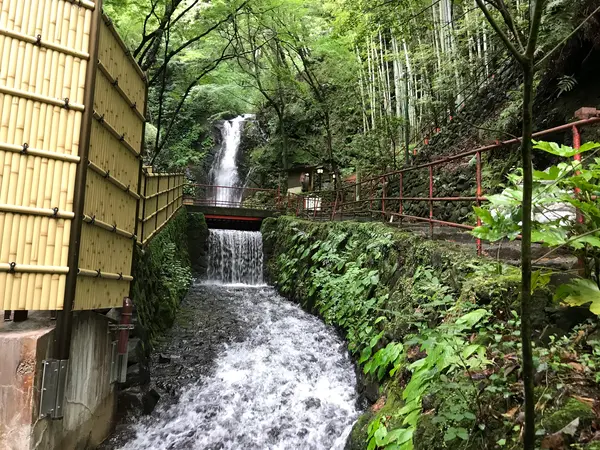 不動滝遠景。