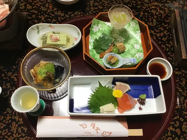 夕食の一部