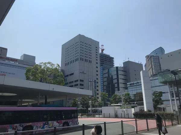駅前の景色です。