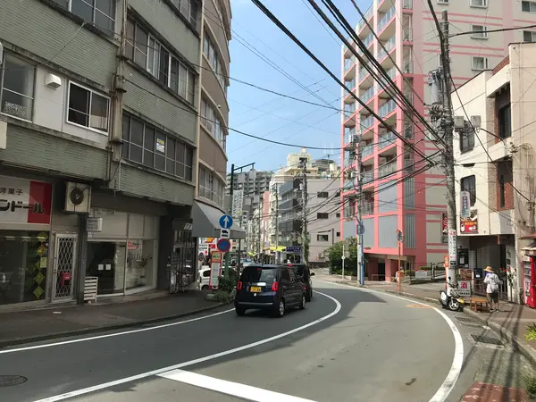 レトロな町並み