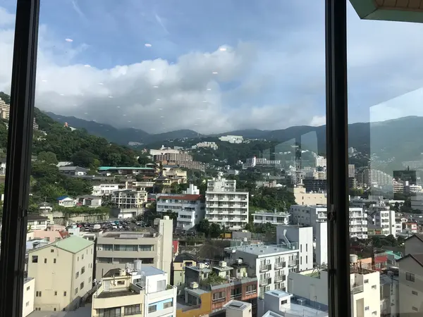 山側の眺め