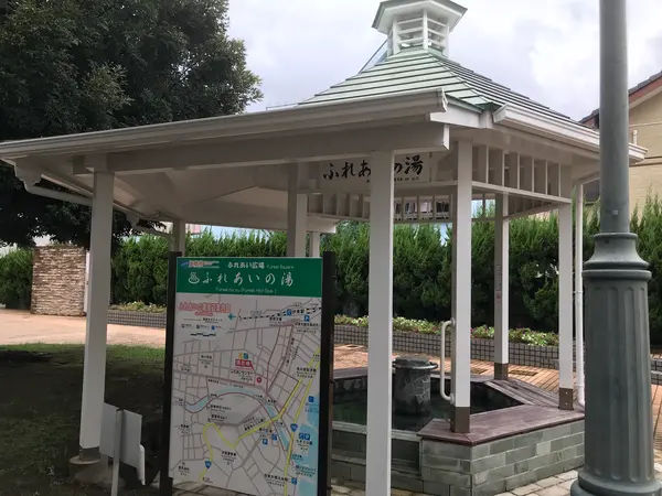ちょっと念願の足湯