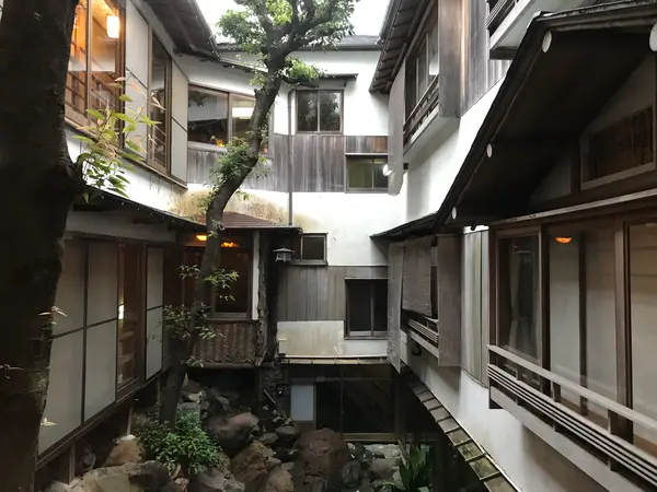 湯上り処の前です。