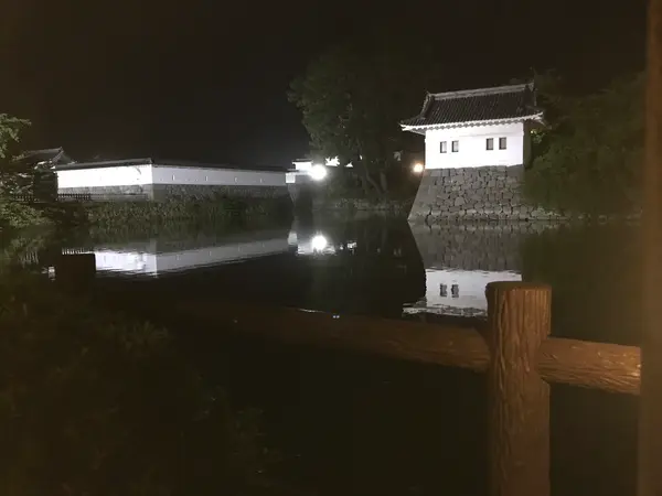 ライトアップ小田原城