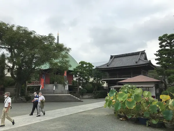 夷堂と仁王門