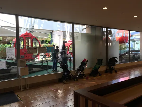 観覧車乗り場です。